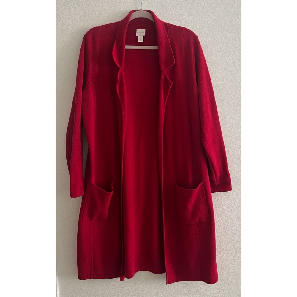 Chico's Vibrant Red Women's Cardigan